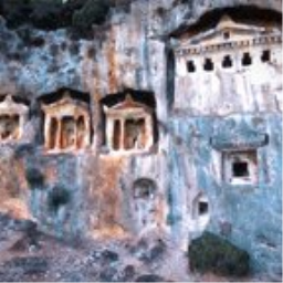 Lycian rock cut tombs of Dalyan