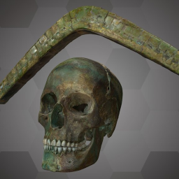 Skull and Headgear from the Bronze Age