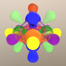 Electron Distribution Orbitals