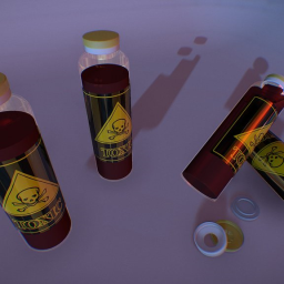 Toxic small bottle