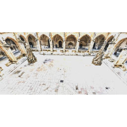 Leon cathedral cloister photogrammetry scan