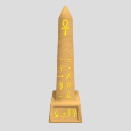 Egyptian temple obelisk