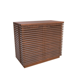 Linea Bar Cabinet Walnut - 100670