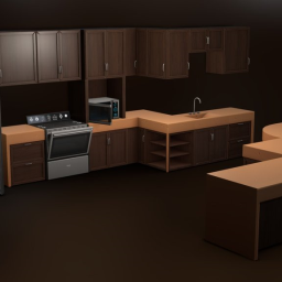 Low Poly Kitchen Assets - The Sims 4 Style