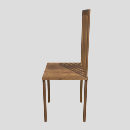Wooden Chair for low poly games