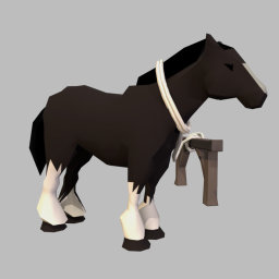 Horse - Blacksmith's workshop assets