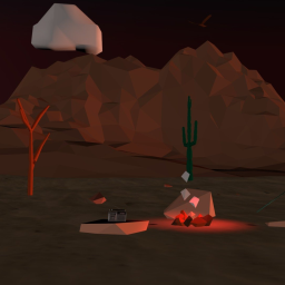 Camping in the Desert