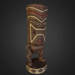 Hawaiian Tiki 3dscan