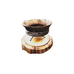 South American clay vase