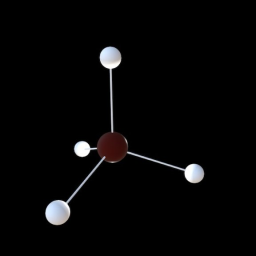 Tetrahedral structure of Methane