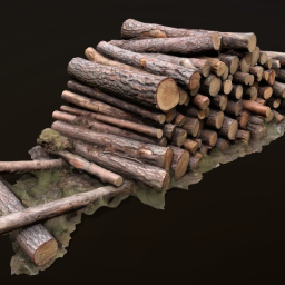 Wood Logs photogrammetry