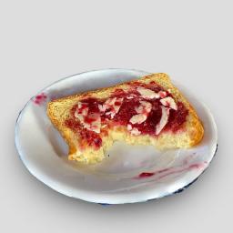 Jelly on brioche toast