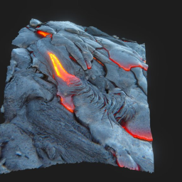 Pahoehoe lava, Hawaii