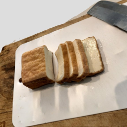 Thick fried tofu