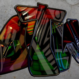 OTW 3D Graffiti tag