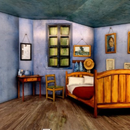 The Bedroom, Vincent Van Gogh 1888.