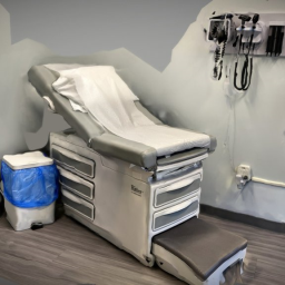 Hospital bed in a Doctors Office  Medical Bed