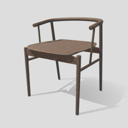 Dark wood chair (FREE)
