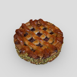 Marzipan Berry Fruit Cake