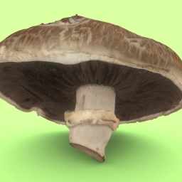 Portobello Mushroom 3D Scan