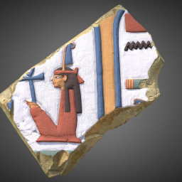 Polychrome Relief Depiction of Ma&#39;at