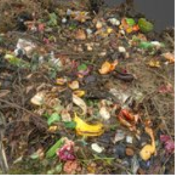 Hay fruit composter