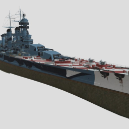 Italian Battleship Francesco Morosini