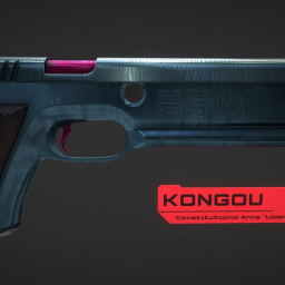[HIGH POLY] Cyberpunk 2077 Kongou - Fan Art