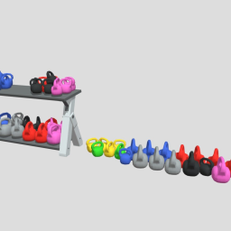 FREE LowPoly Crossfit - Kettlebell