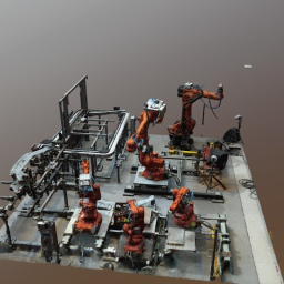 Robotic Cell at Chalmers (1.8 Mio Tris)