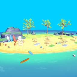 Folder 1: Beach Island