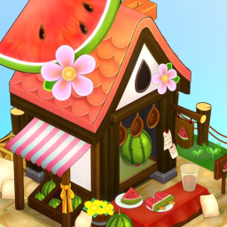 Isometric Buildings Watermelon House