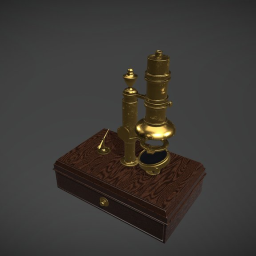 brass microscope ca. 1800