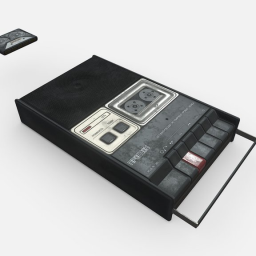 Cassette Player Low Poly