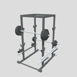FREE LowPoly Crossfit - Squats stuff