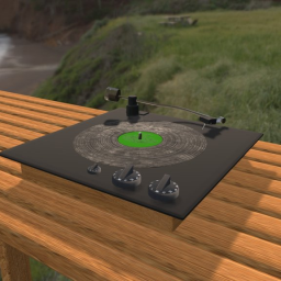 Vinyl Player Asset (Animated)(.Blend File)