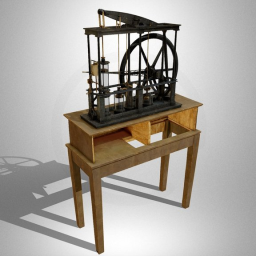 Model of the Watt Steam Engine with animation