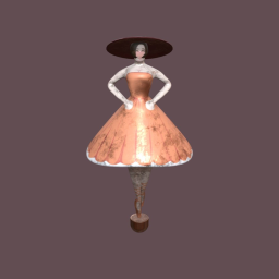 Metal Music Box Ballerina (1 of 2 items)