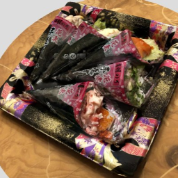 A 5 kinds of colorful hand-rolled SUSHI Combo