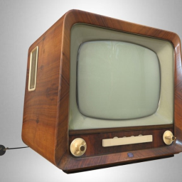 Black and white "Belweder" -- OT 1782 TV set
