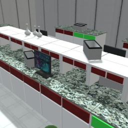 Low Poly Chemistry Lab