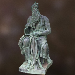 Bronze Moses at Augustana University