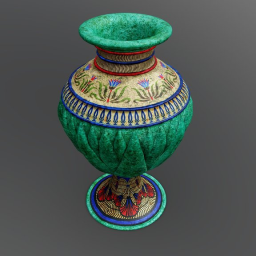 Egyptian Lotus Vase