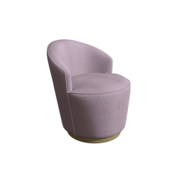 Zoey Arm Chair Pink Velvet - 101212