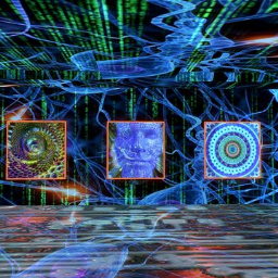 The VR Gallery shows : VR Cyberdelics