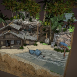 The Poaching Fishermen (by the Seaside Diorama)