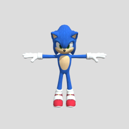 Movie Sonic from Sonic Dash