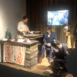 Life-size reproduction of a black market_01