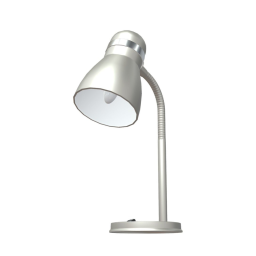 724429 LAMPARA DE MESA COLLINS METAL PLATA