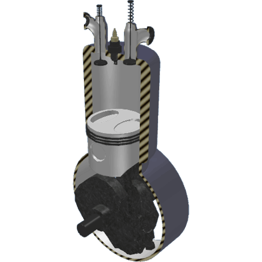 Four Stroke Engine Animation